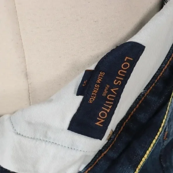 Louis Vuitton Slim Stretch Denim Jeans. - Picture 5 of 6